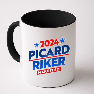 Vote Picard Riker Make It So 2024 Election Mug