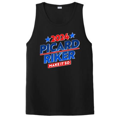 Vote Picard Riker Make It So 2024 Election PosiCharge Competitor Tank