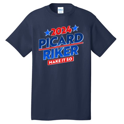 Vote Picard Riker Make It So 2024 Election Tall T-Shirt