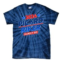 Vote Picard Riker Make It So 2024 Election Tie-Dye T-Shirt