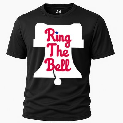 Vintage Philly Ring The Bell Philadelphia Baseball Christmas Cooling Performance Crew T-Shirt