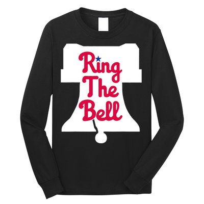 Vintage Philly Ring The Bell Philadelphia Baseball Christmas Long Sleeve Shirt