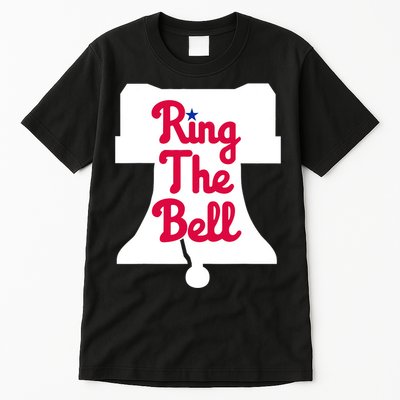 Vintage Philly Ring The Bell Philadelphia Baseball Christmas Tall T-Shirt