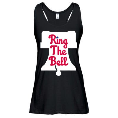 Vintage Philly Ring The Bell Philadelphia Baseball Christmas Ladies Essential Flowy Tank