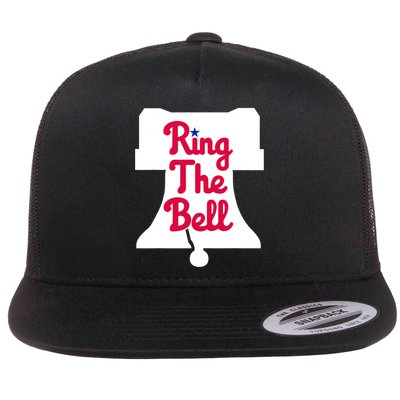 Vintage Philly Ring The Bell Philadelphia Baseball Christmas Flat Bill Trucker Hat