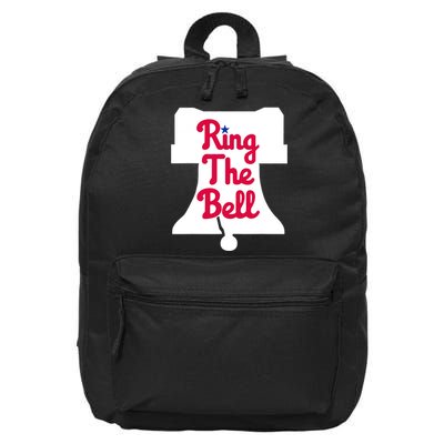 Vintage Philly Ring The Bell Philadelphia Baseball Christmas 16 in Basic Backpack