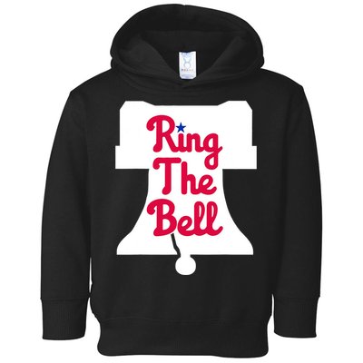 Vintage Philly Ring The Bell Philadelphia Baseball Christmas Toddler Hoodie