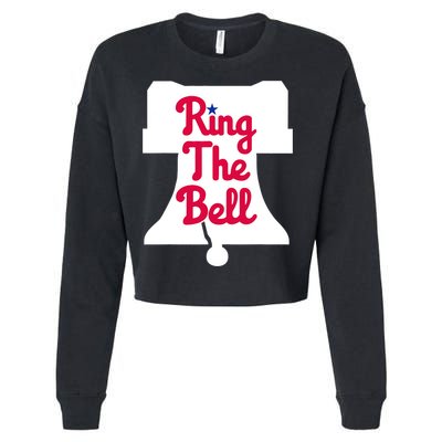 Vintage Philly Ring The Bell Philadelphia Baseball Christmas Cropped Pullover Crew