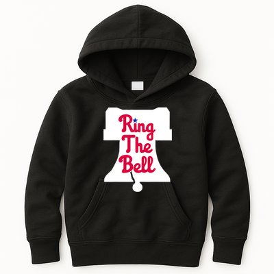 Vintage Philly Ring The Bell Philadelphia Baseball Christmas Kids Hoodie