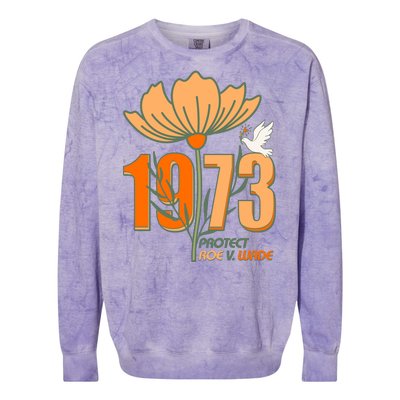 Vintage Protect Roe V. Wade 1973 Colorblast Crewneck Sweatshirt