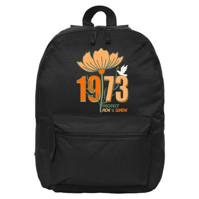 Vintage Protect Roe V. Wade 1973 16 in Basic Backpack