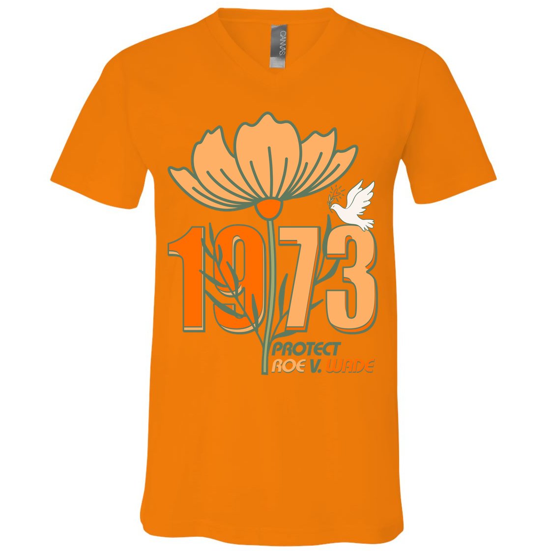 Vintage Protect Roe V. Wade 1973 V-Neck T-Shirt