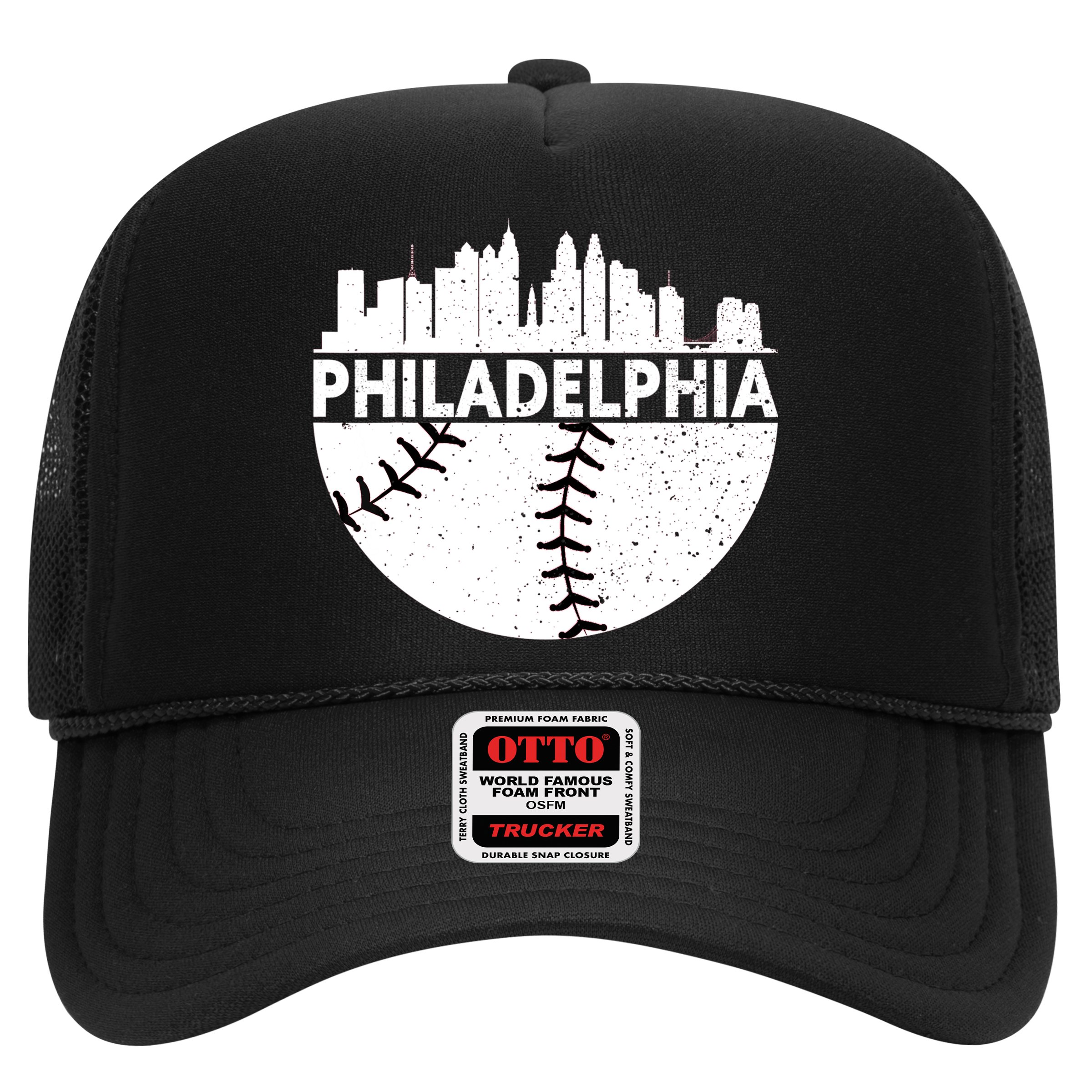Vintage Philadelphia Skyline Baseball Retro Cityscap Hat