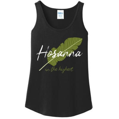 Vintage Palm Sunday Hosanna In The Highest Christian Easter Ladies Essential Tank