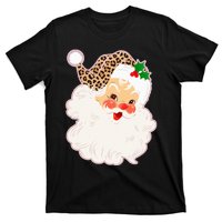 Vintage Pink Santa Claus Pink Christmas Pink Pajamas Xmas T-Shirt