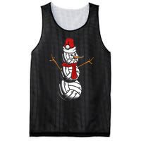 Volleyball Player Snowman Merry Xmas Christmas Day Mesh Reversible Basketball Jersey Tank