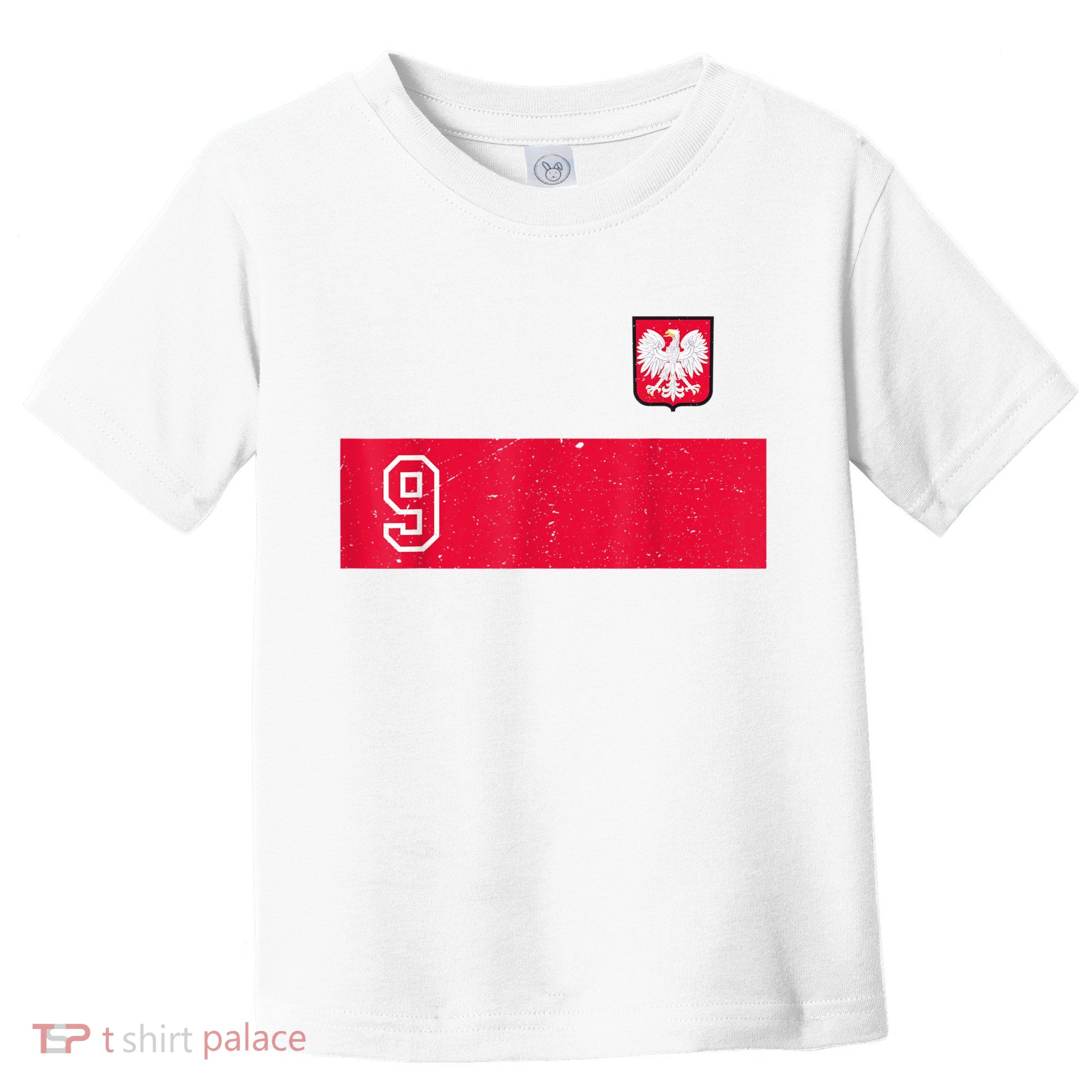 Vintage Poland Soccer Jersey Polska Football Toddler T-Shirt