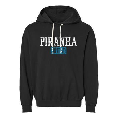 Vintage Piranha Squad Garment-Dyed Fleece Hoodie