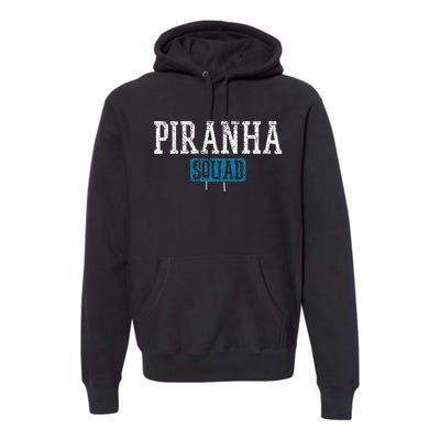 Vintage Piranha Squad Premium Hoodie