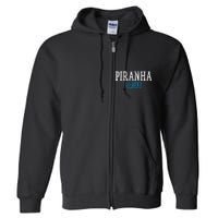 Vintage Piranha Squad Full Zip Hoodie