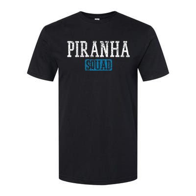 Vintage Piranha Squad Softstyle CVC T-Shirt