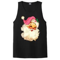 Vintage Pink Santa Claus Pink Christmas Design PosiCharge Competitor Tank