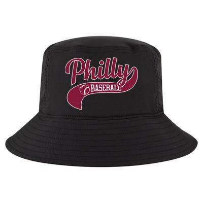 Vintage Philly Swoosh Retro Philadelphia Baseball Cool Comfort Performance Bucket Hat