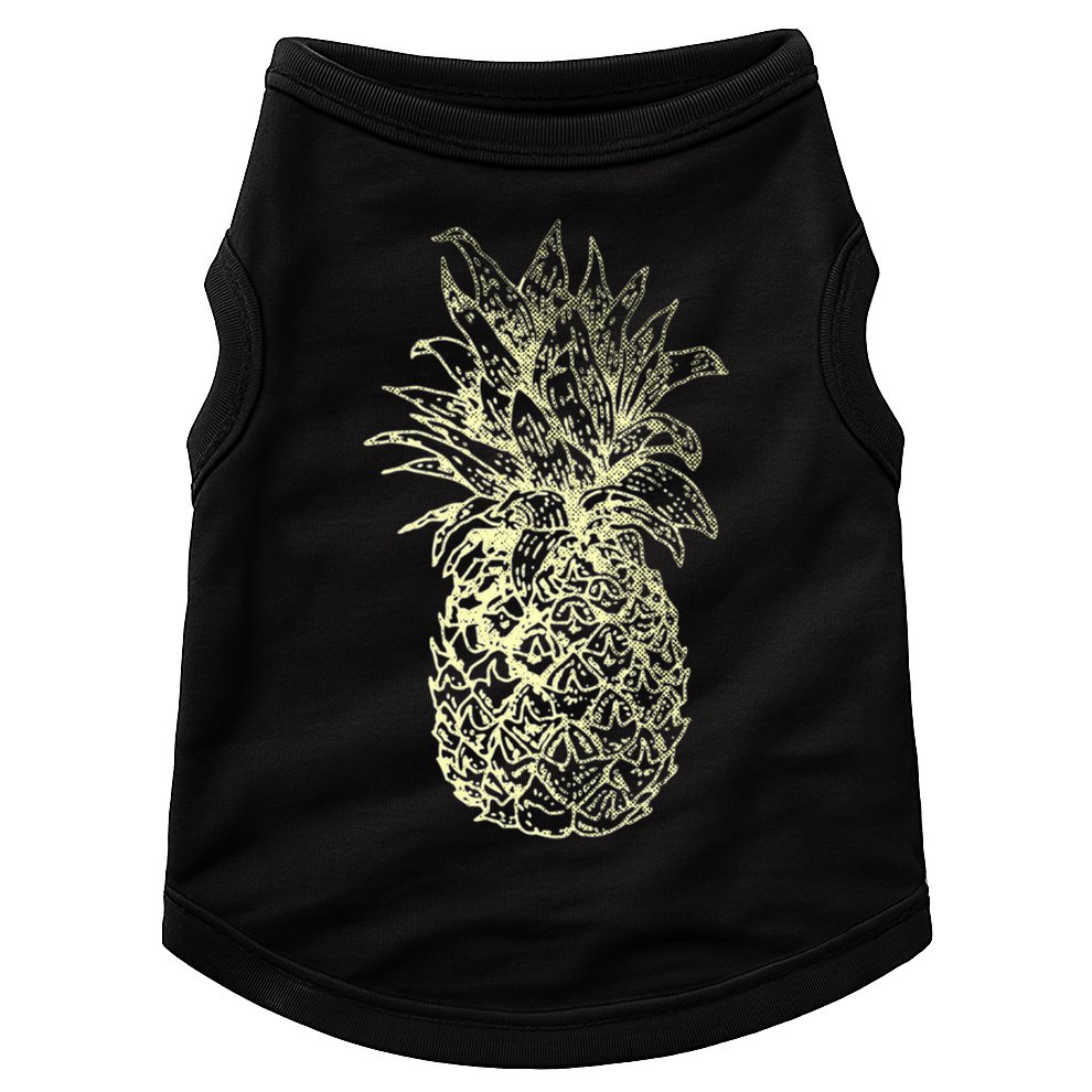 Vintage Pineapple Summer Vacation Graphic Doggie Tank