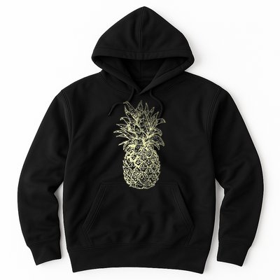 Vintage Pineapple Summer Vacation Graphic Hoodie