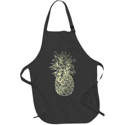 Vintage Pineapple Summer Vacation Graphic Apron