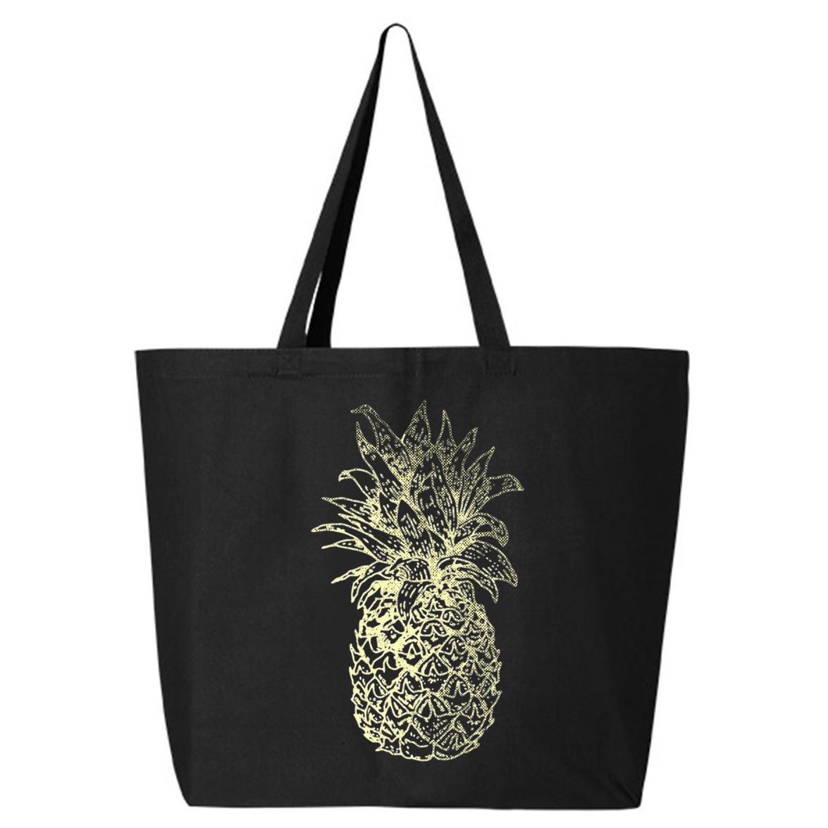 Vintage Pineapple Summer Vacation Graphic 25L Jumbo Tote