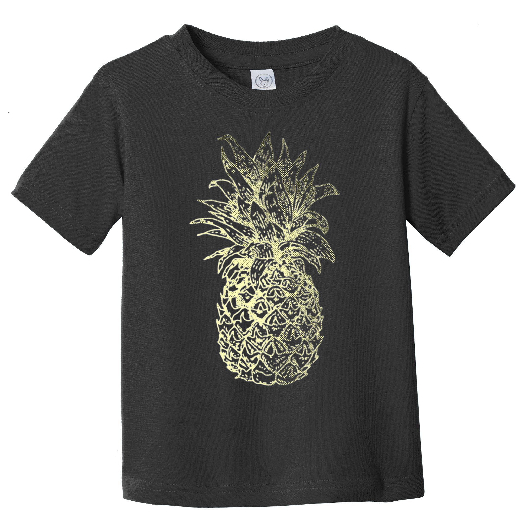 Vintage Pineapple Summer Vacation Graphic Toddler T-Shirt