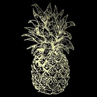 Vintage Pineapple Summer Vacation Graphic Visor