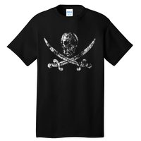 Vintage Pirate Skull Tall T-Shirt