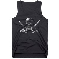 Vintage Pirate Skull Tank Top