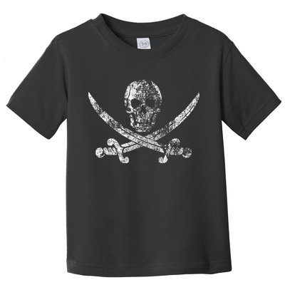 Vintage Pirate Skull Toddler T-Shirt