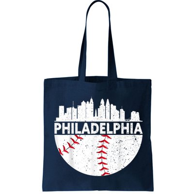 Vintage Philadelphia Skyline Baseball Retro Philly Cityscap Bag