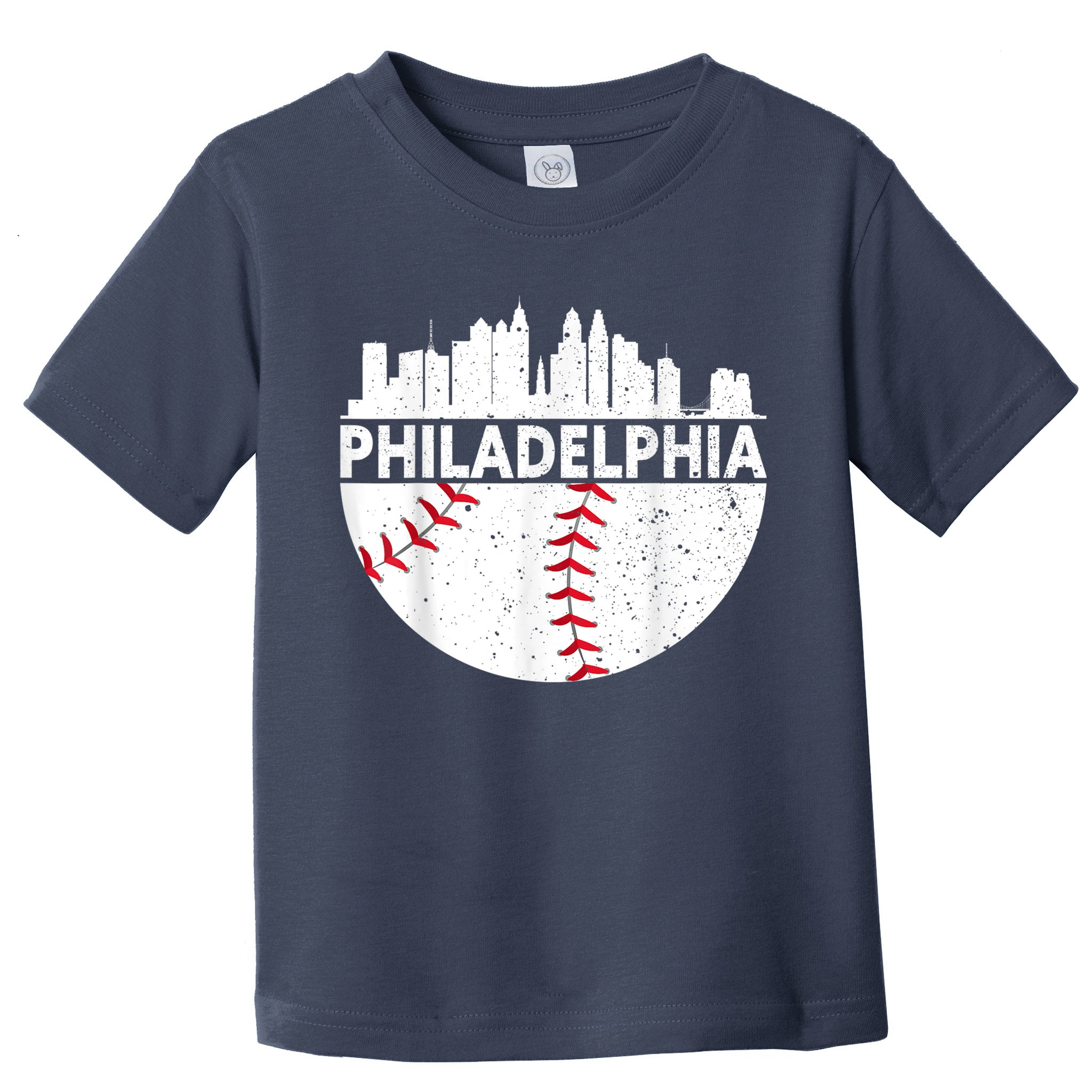 Vintage Philadelphia Skyline Baseball Retro Philly Cityscap Toddler T-Shirt
