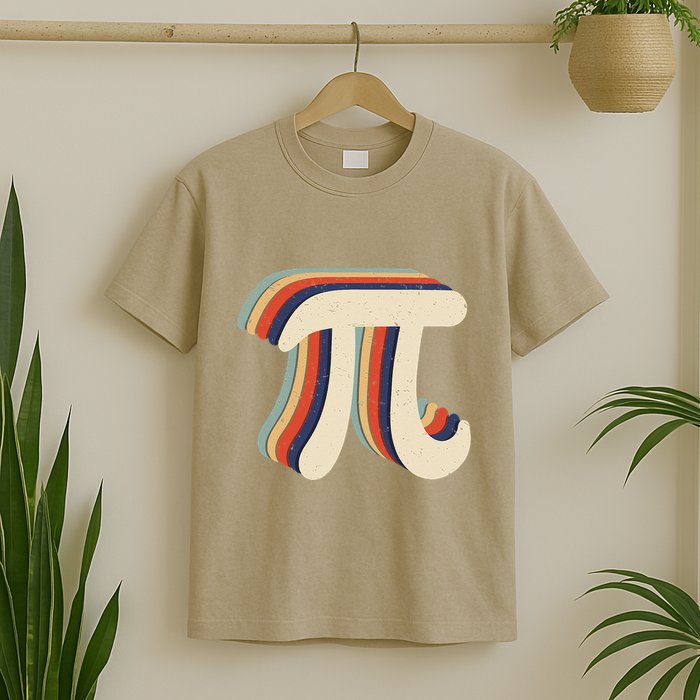 Vintage Pi Symbol Math Geek Mathematics Happy Pi Day .Png T-Shirt