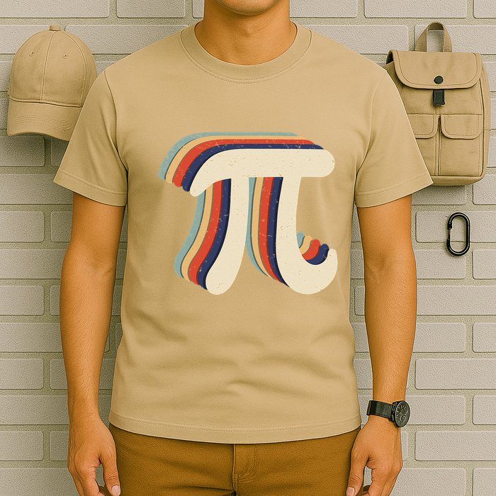 Vintage Pi Symbol Math Geek Mathematics Happy Pi Day .Png T-Shirt