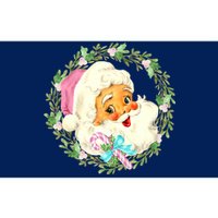 Vintage Pink Santa Claus Pink Christmas Design Bumper Sticker