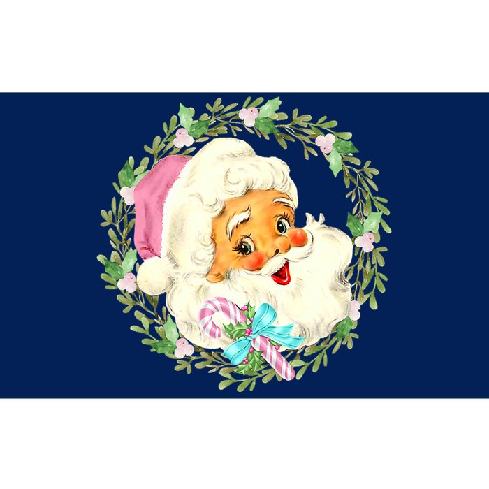 Vintage Pink Santa Claus Pink Christmas Design Bumper Sticker