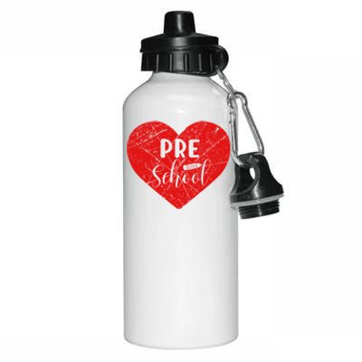 Vintage Pre School Lover Heart Love Valentine's Day Gift Aluminum Water Bottle 