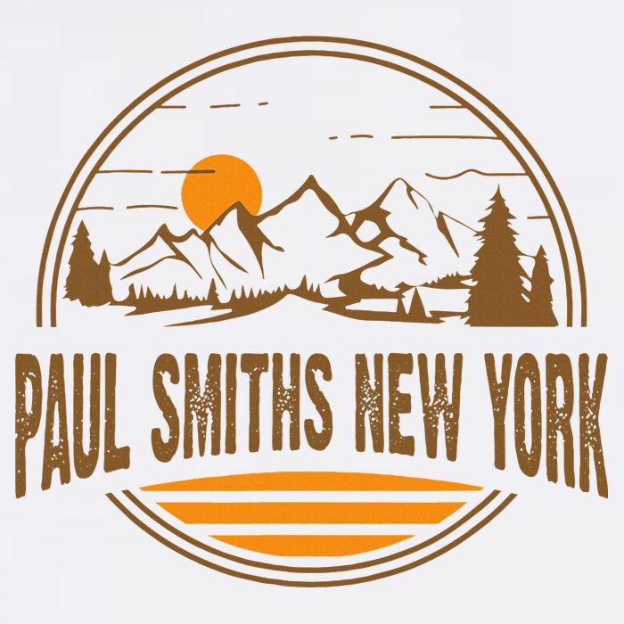Vintage Paul Smiths New York Mountain Hiking Souvenir Print Toddler T-Shirt