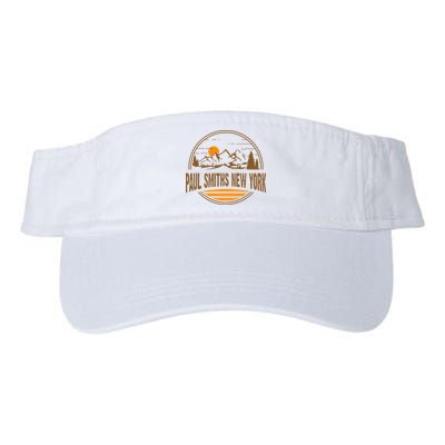 Vintage Paul Smiths New York Mountain Hiking Souvenir Print Visor