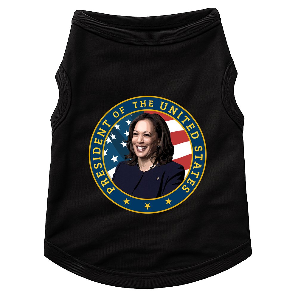 Vice Presidential Seal With Portrait Illustration Doggie Tank