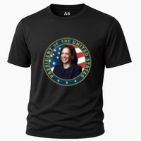 Vice Presidential Seal With Portrait Illustration Cooling Performance Crew T-Shirt