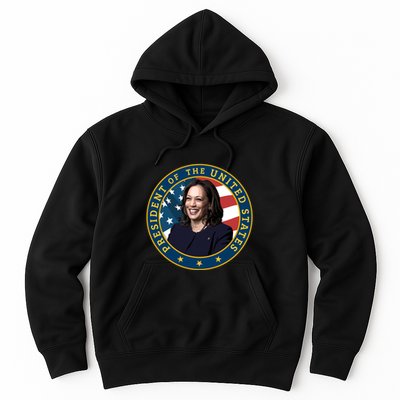 Vice Presidential Seal With Portrait Illustration Hoodie