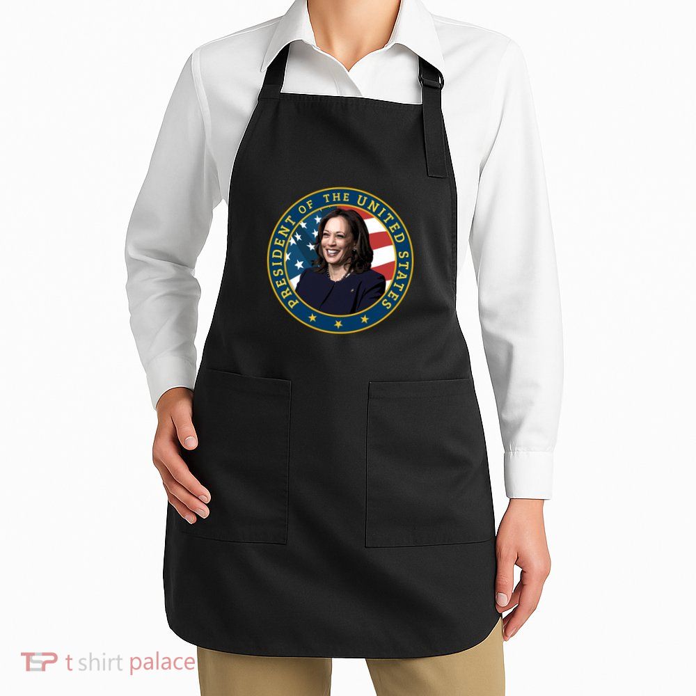 Vice Presidential Seal With Portrait Illustration Apron