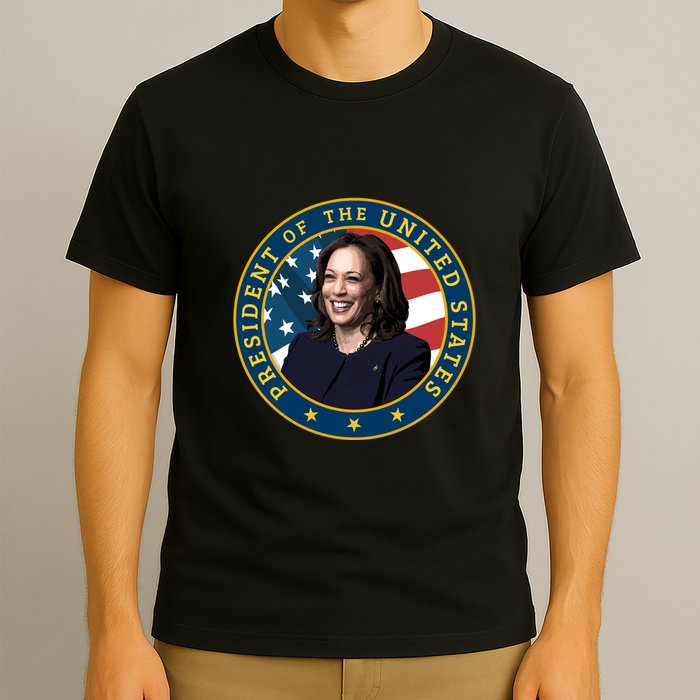 Vice Presidential Seal With Portrait Illustration T-Shirt